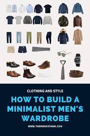 minimalist wardrobe men
