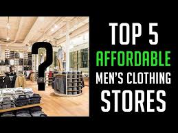 affordable men's clothing